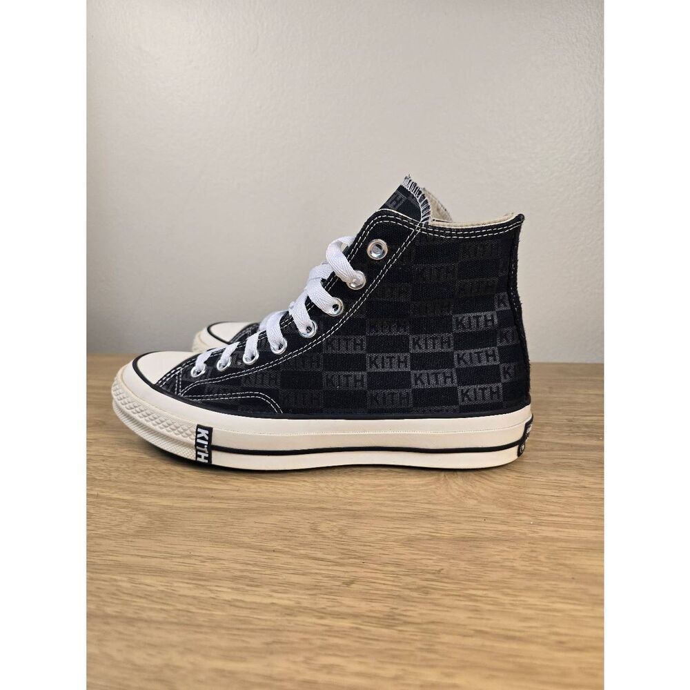 Kith x Converse Chuck 70 High 'Black Monogram' Women's Shoes Size 8.5